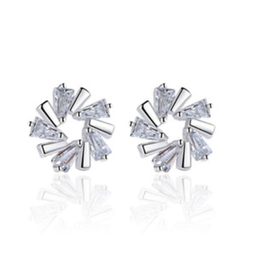 [Silver] Cubic Zirconia Earrings